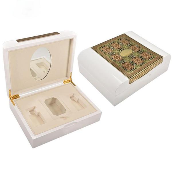 China Custom Perfume Wooden Box Laser Engraved Handmade With Velvet Lining wholesale