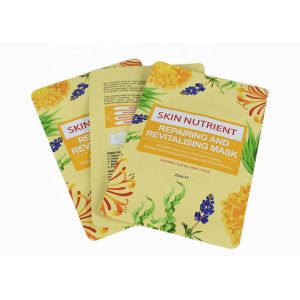 Foil Lined Laminated Plastic Bags , 3 Side Seal Eye Mask Packaging With Gravure Printing