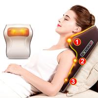 China Light Brown Electric Back Massager Gross Weight 1.5KG With 16 Massage Balls on sale