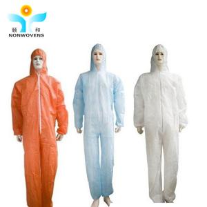 Industry Using Disposable Non Woven Coverall SMS Protective Suit Isolation Overall