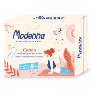 Unscented Organic Cotton Sanitary Napkins 320mm Super Absorbency
