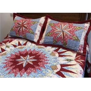 China Wonderful Handmade Twin Size Bedding Sets 4 Pcs 100% Cotton Geometric Design supplier