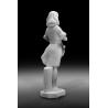 China Indoor art exhibition marble sculptures beautiful girl stone statue,stone carving supplier wholesale