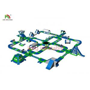 China Giant Inflatable Floating Water Park Equipment For Beach Amusement supplier