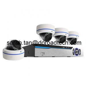 China Day and Night HD Indoor IR Dome Camera PLC Wireless IP Camera 4CH PLC NVR Kits supplier