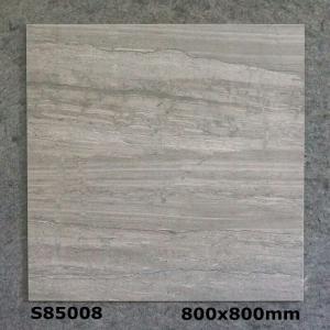 Line Stone 800x800mm Dark Flooring Glazed Split Rustic Floor Tile 1% Water Absorption