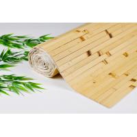 China Natural Bamboo Wallpaper Hand Made Bamboo Paneling 17mm Woven Back For Home Decoration on sale