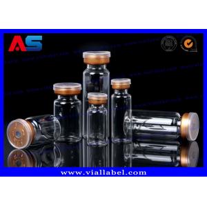 Laboratory Reagent Bottle Glass 3ml With Stopper And Plastic Cap 100pcs / Lot