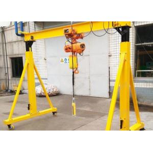 Concrete 7.5T Portable Gantry Crane With Electric Mobile Hoist