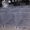 Heavy Duty Galvanized Storage Cage With Wire Mesh, Collapsible Warehouse Heavy