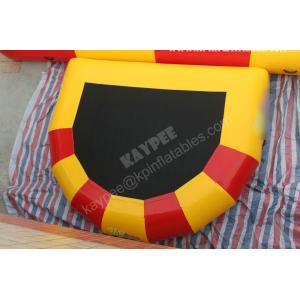 China D shape water trampolin,half moon water trampolinme, jumper trampoline supplier