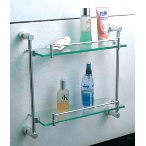 Bathroom accessories brass double luggage carrier & shelves