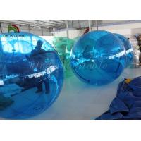China Blue 1.0 mm PVC Or TPU Water Walking ball /Water Ball With CE Approved Air Pump on sale