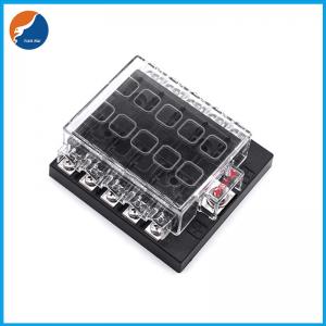 China 1 Input 10 Output Standard Universal Blade Fuse Block With Screw Terminal supplier