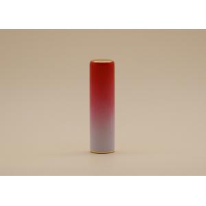 Gradient Color Lipstick Tube Packaging Red Pink To White Dull Polish Simple Sense