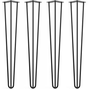 Modern Style Hairpin Legs 28inch Adjustable Table Legs for Metal Furniture