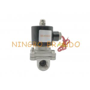 China Electric Solenoid Valve 2S160-15 G1/2 Normally Closed Stainless Steel Electric Solenoid Valve For Water Air supplier