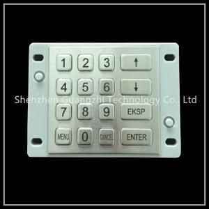 Metal Button Usb Numeric Keypad , PS2 Interface Portable Numeric Keypad