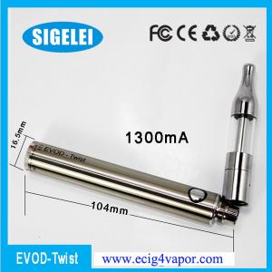 SIGELEI Evod vv Twist ecig battery 1300mah wholesale manufacturer supplier
