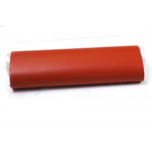 Red Silicone Rubber Coated Fiberglass Fabric With Heat Resistance