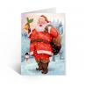 Eco - Friendly Lenticular Printing Services Holiday 3D Lenticular Greeting Card