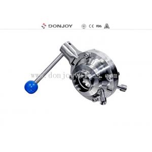 China 3 INCH 1.4404 Sanitary Ball Valve manual butterfly type with pull handle supplier