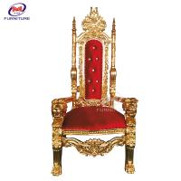 China OEM High Back Lion Queen King Chair Sofa For Wedding on sale