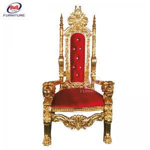 OEM High Back Lion Queen King Chair Sofa For Wedding