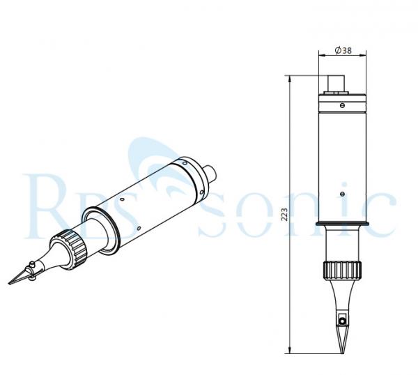 35Khz Small Hand Held Ultrasonic Cutting Equipment Easy Replace Blade