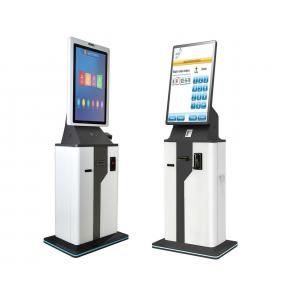 27 Inch Self Service Banking Kiosk QR Scanner Touch Screen Terminal