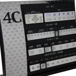 Lightweight 4c Chart For Diamonds , Smooth Surface Diamond Color Chart