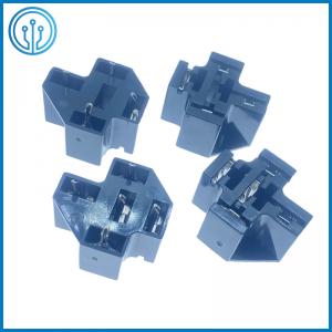 China 4PIN 5PIN PCB Mount Universal Molded Micro Automotive Relay Socket 40A With Crimp Terminals supplier