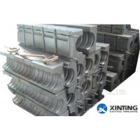 China Round Plastic Pipe Manufacturing Machine , Corrugated Pipe Line With Block on sale