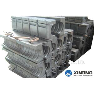 Round Plastic Pipe Manufacturing Machine , Corrugated Pipe Line With Block