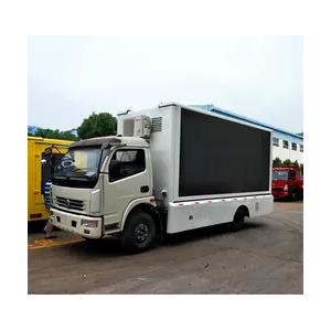 Dongfeng Mobile Big Screen Truck 4800*2080mm , 4*2 Mobile Sound Stage Truck Waterproof