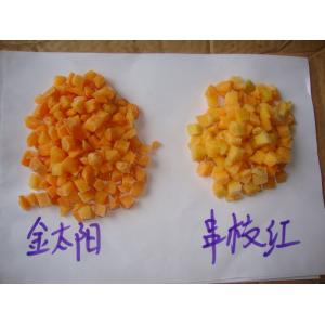 China IQF Frozen Apricot Cubes / dices, peeled and pitted, blanched supplier