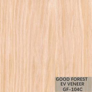 Engineered Washed Oak Veneer EV Oak Veneer Sheets Grain Customized