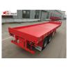 China FEA Analysis 40 Foot Flatbed Trailer , PRO - E Design Extendable Flatbed Trailer wholesale