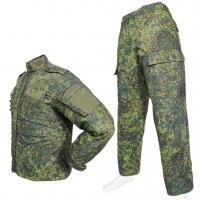 China Military Combat Suit Tear resistant Polyester Cotton Russian Camouflage Combat Uniform on sale