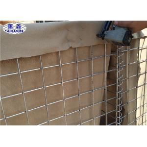HDP Galvanized Defensive Bastion Wall , Flood Control Bastion Barrier System In UAE