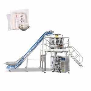 China Semi Automatic Hand Bagging Rice Cake Weighing Packaging System With 14 Multihead Weigher supplier