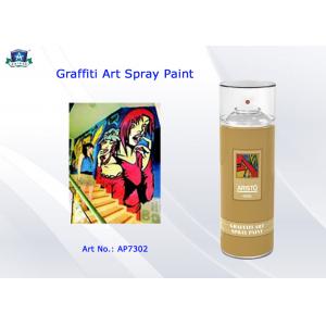 China Aerosol Acrylic Art Graffiti Spray Paint Cans for Artist with Normal , Fluo , Metallic Color supplier