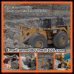 tire/tyre protection chains /snow chains/traction tire chains for tire XCMG wheel loader