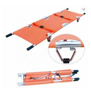 PVC Emergency Stretcher Trolley Popular Scoop Style Collapsible Stretcher Ambulance