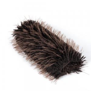 Beautiful Hats and 100% Polyester Long Wool Woven Raccoon Fur for Clothes Dyed Pattern
