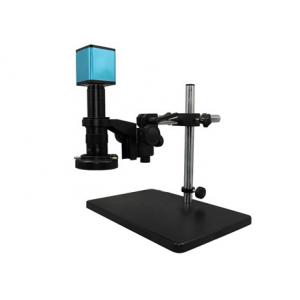 LED Illumination Boom Stand Microscope Arm 0.7X 4.5X Monocular Drawtube