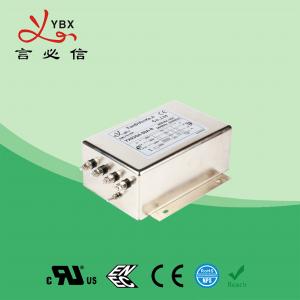 China 100A Three Phase Inverter EMI Filter / Power Inverter Noise Filter supplier