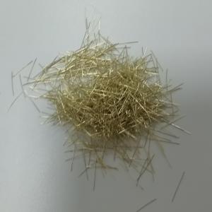 China Brass Copper Coated Micro Steel Fiber Fibres For UHPC Ultra High Performance Concrete supplier