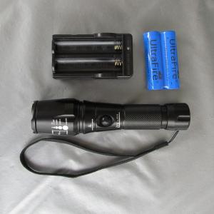 DC 4.2V 600mA High Power 1600 Lumens Cree Led Torch Flashlight With Li - ion Batteries