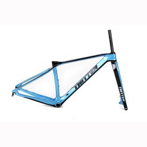 La fibra de carbono MTB de 21 pulgadas enmarca el alza 15x110 a través de Axle Carbon Fiber Bicycle Frame